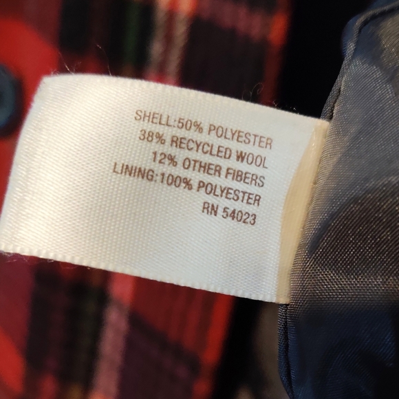 Old Navy Flannel Peacoat Jacket - Picture 4 of 6